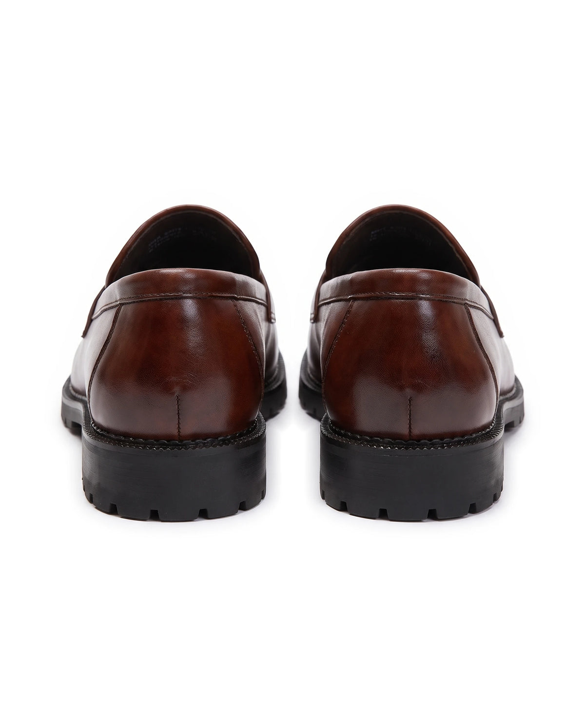 Men's Brogue Penny Loafers - Herbert - Pair Back View