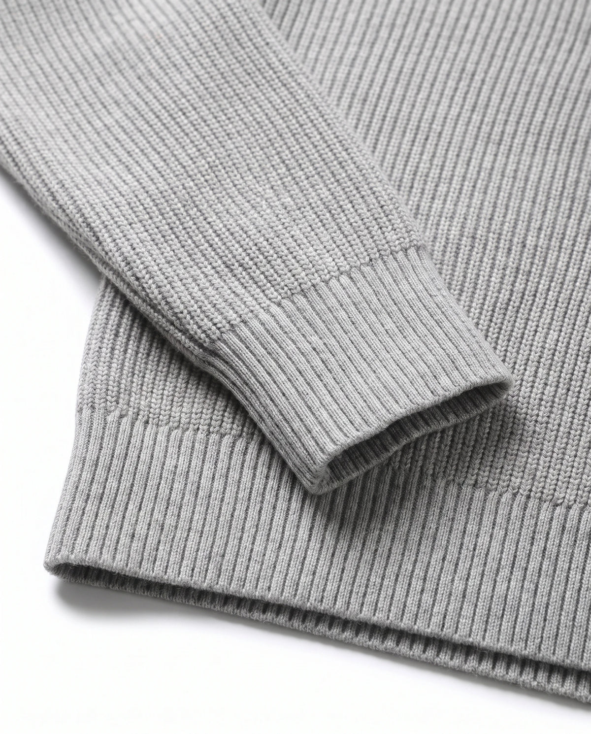 Men's Cotton-Blend Long-Sleeve Zip Polo Shirt - Horace - Product view 11