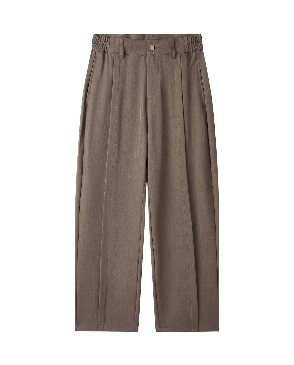Men's Relaxed Straight-Leg Trousers - Hartley - Brown