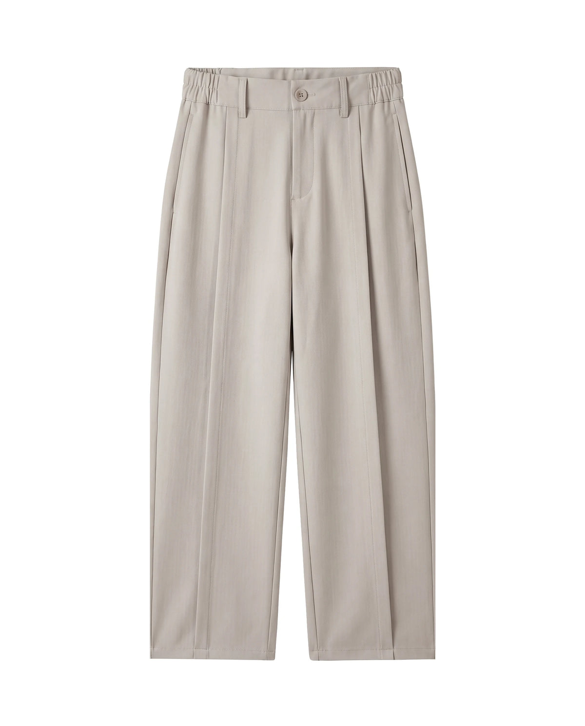 Men's Relaxed Straight-Leg Trousers - Hartley - Beige
