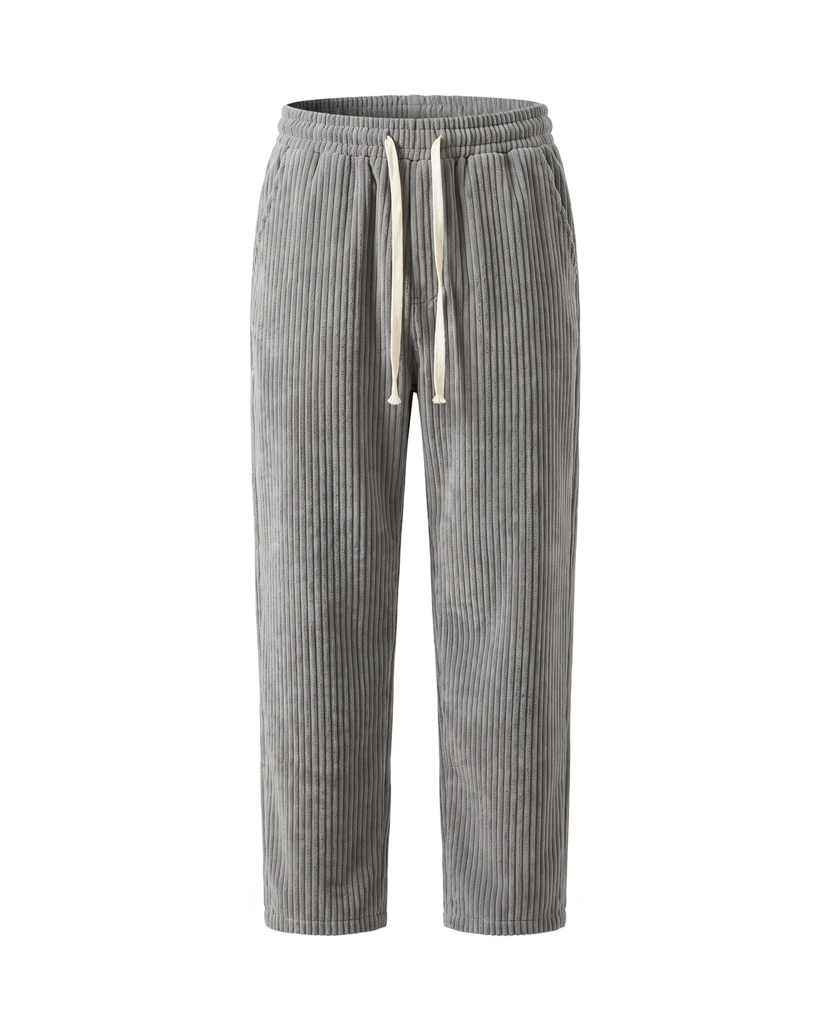 Men's Relaxed Wide-Wale Corduroy Pants - Weston - Gray