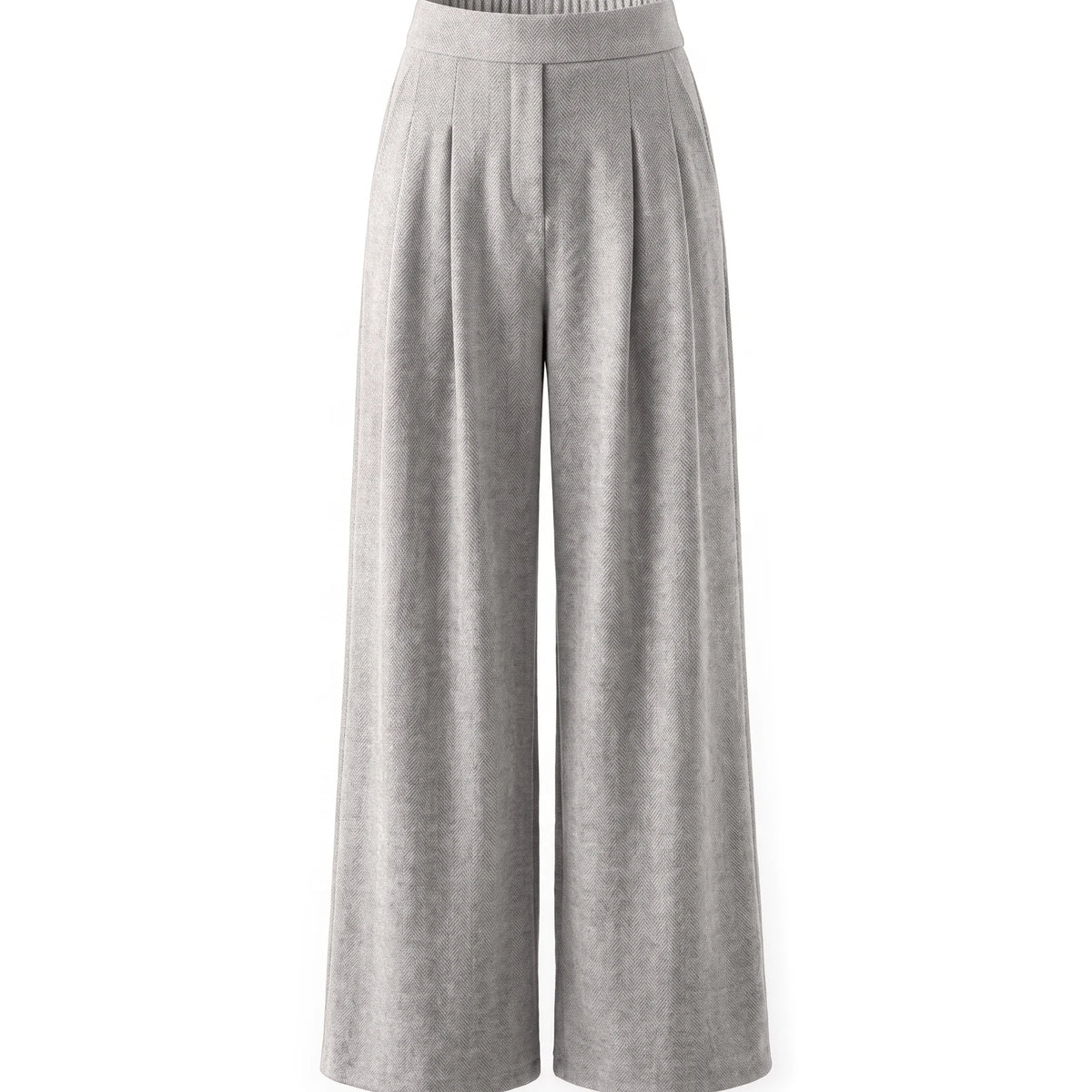 Women's Wide-Leg Culottes - Salomea - Dark Gray