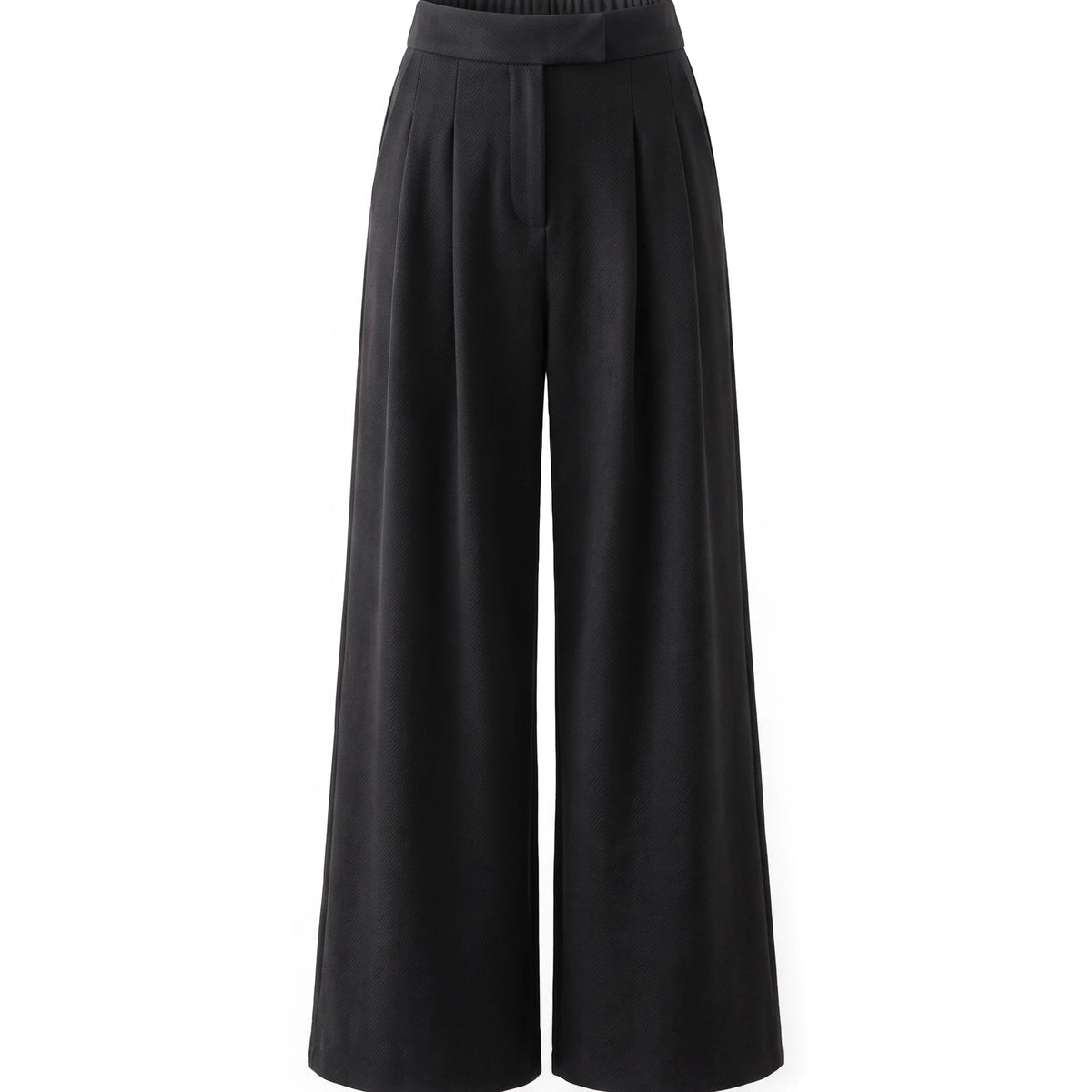 Women's Wide-Leg Culottes - Salomea - Black
