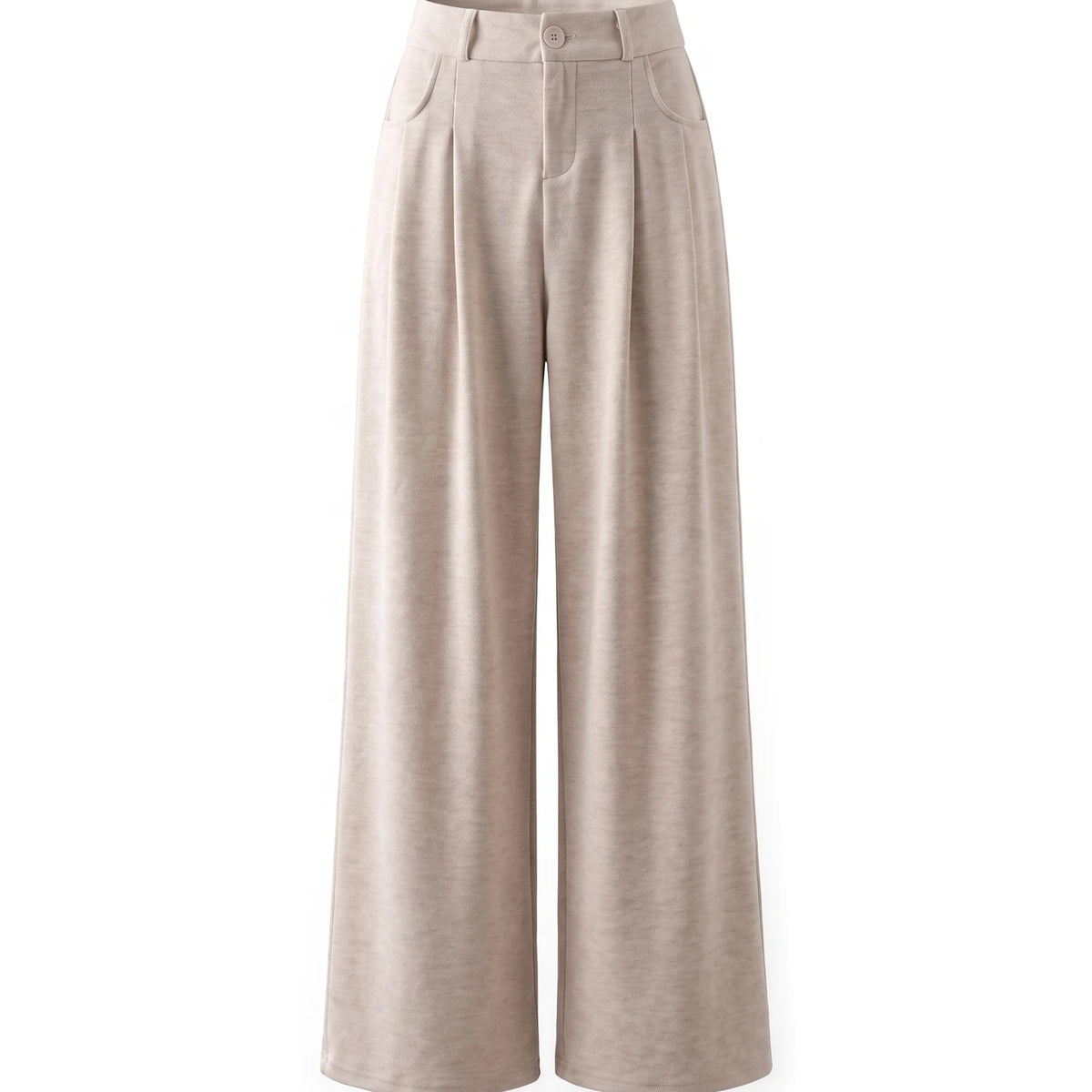 Women's Wide-Leg Pants - Serena - Beige
