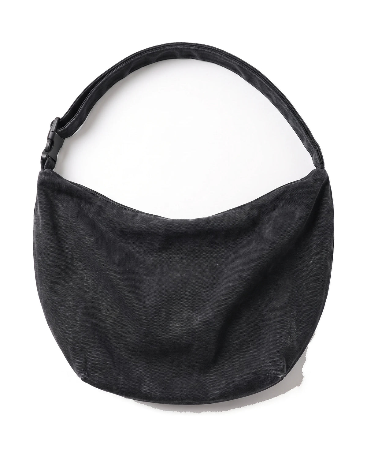 Women's Washed Canvas Hobo Bag - Colette - Black