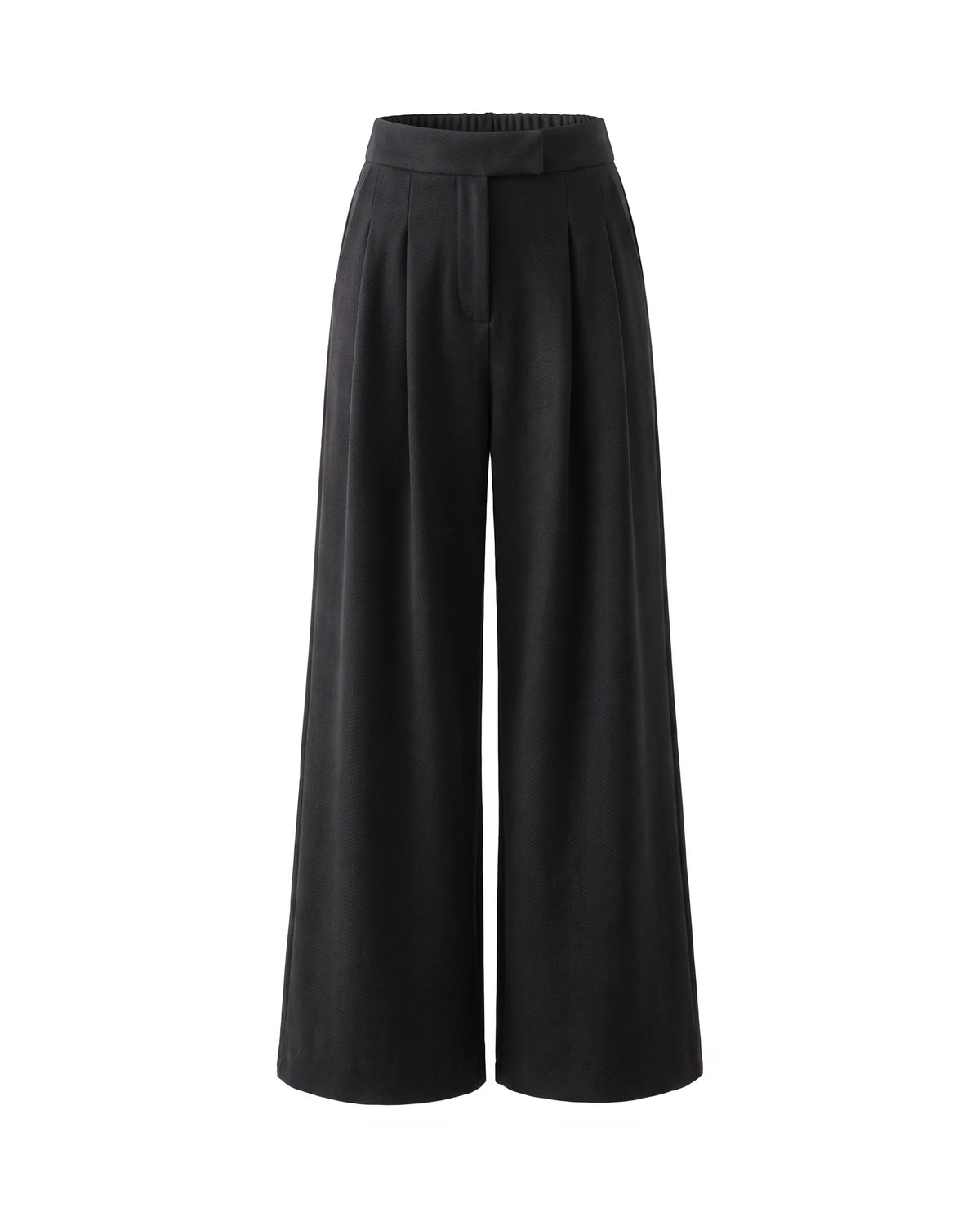 Women's Wide-Leg Culottes - Salomea - Black