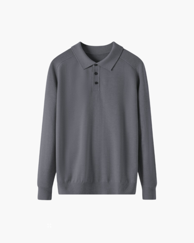 Men's Wool Polo Shirt
