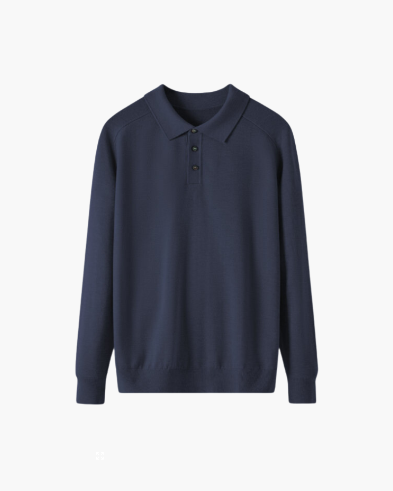 Men's Wool Polo Shirt