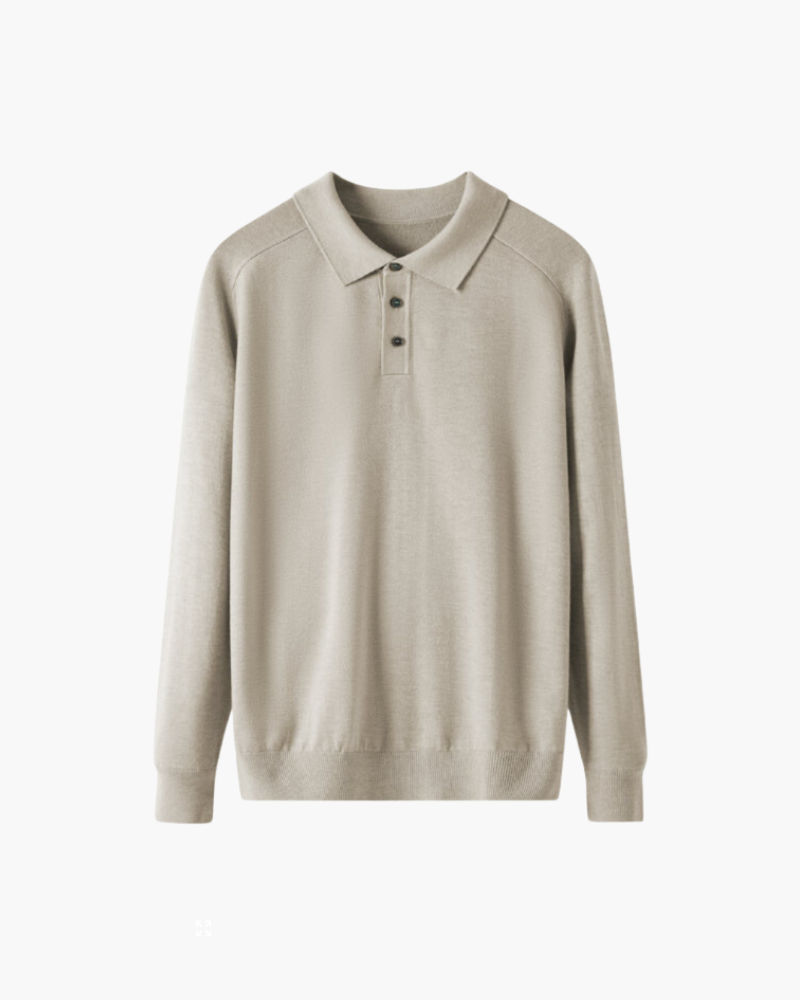 Men's Wool Polo Shirt