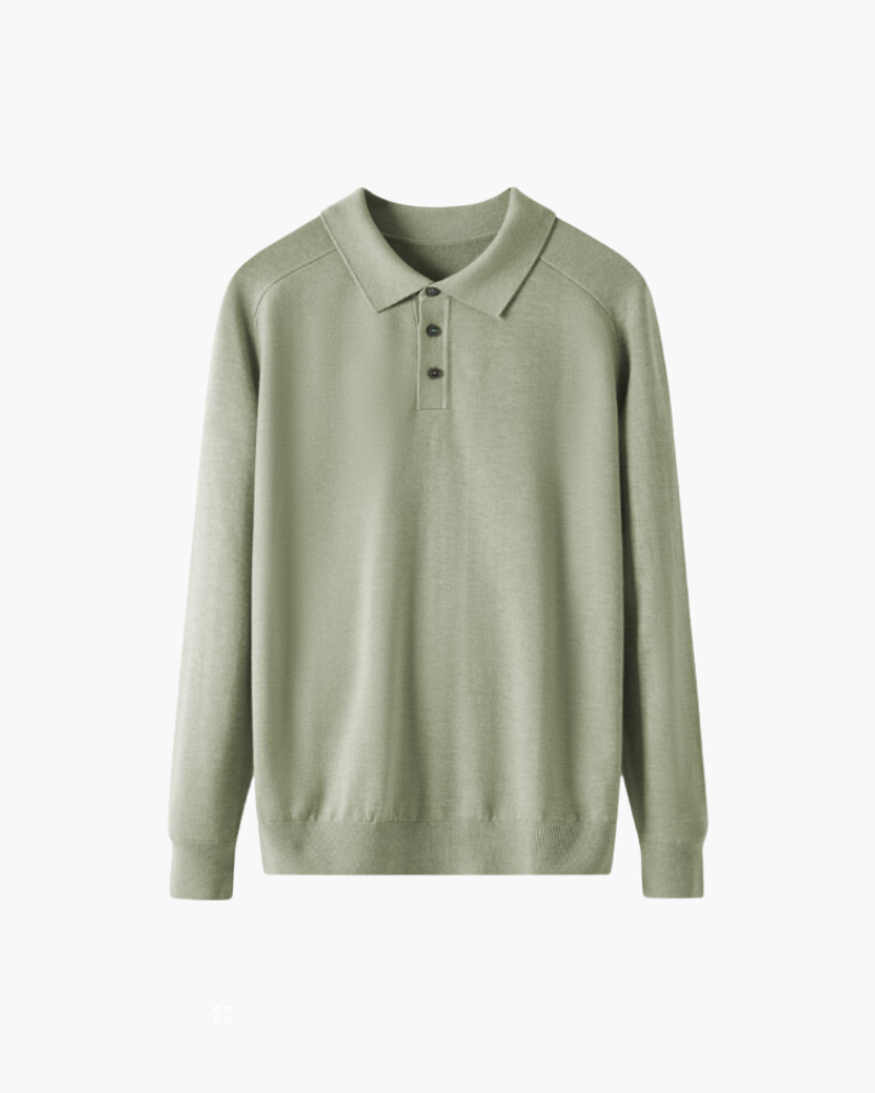 Men's Wool Polo Shirt