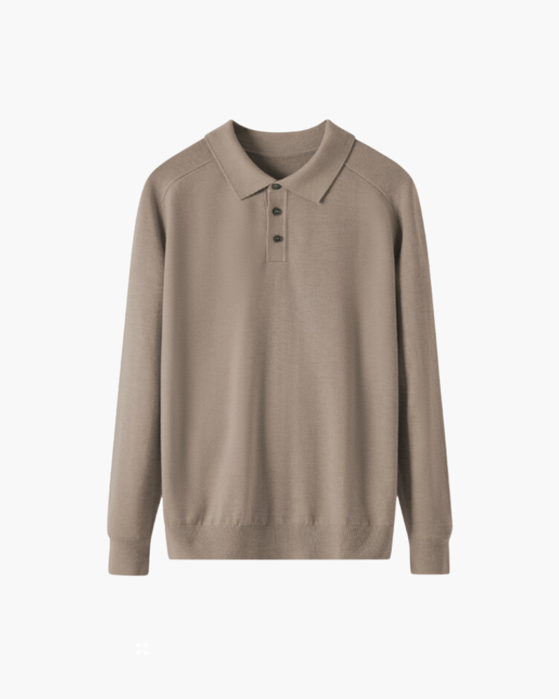 Men's Wool Polo Shirt