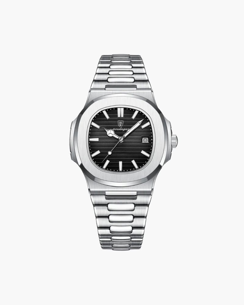 Unisex Stainless Steel Quartz Watch - Geneva