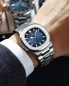 Unisex Stainless Steel Quartz Watch - Geneva