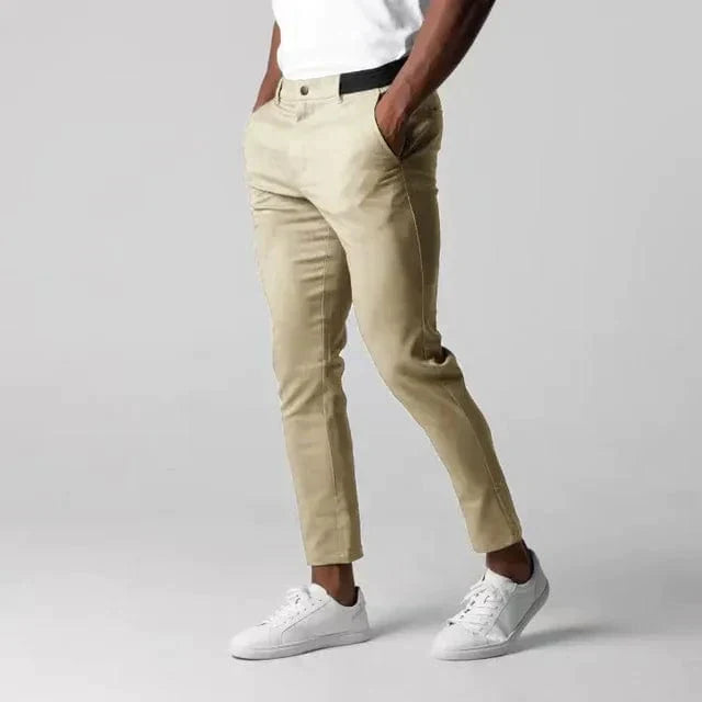 Men's Slim-Fit Tapered Chino Pants