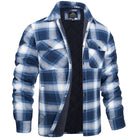 Men's Plaid Lined Shirt Jacket