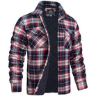 Men's Plaid Lined Shirt Jacket