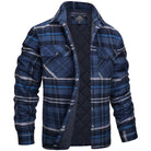 Men's Plaid Lined Shirt Jacket