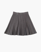 Women's Pleated Wool Skirt - Oxford