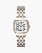 Two-Tone Square Watch - Milano