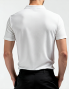 Men's Short-Sleeve Textured Polo Shirt - Prestigio
