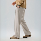 Men's Wide-Leg Pleated Pants