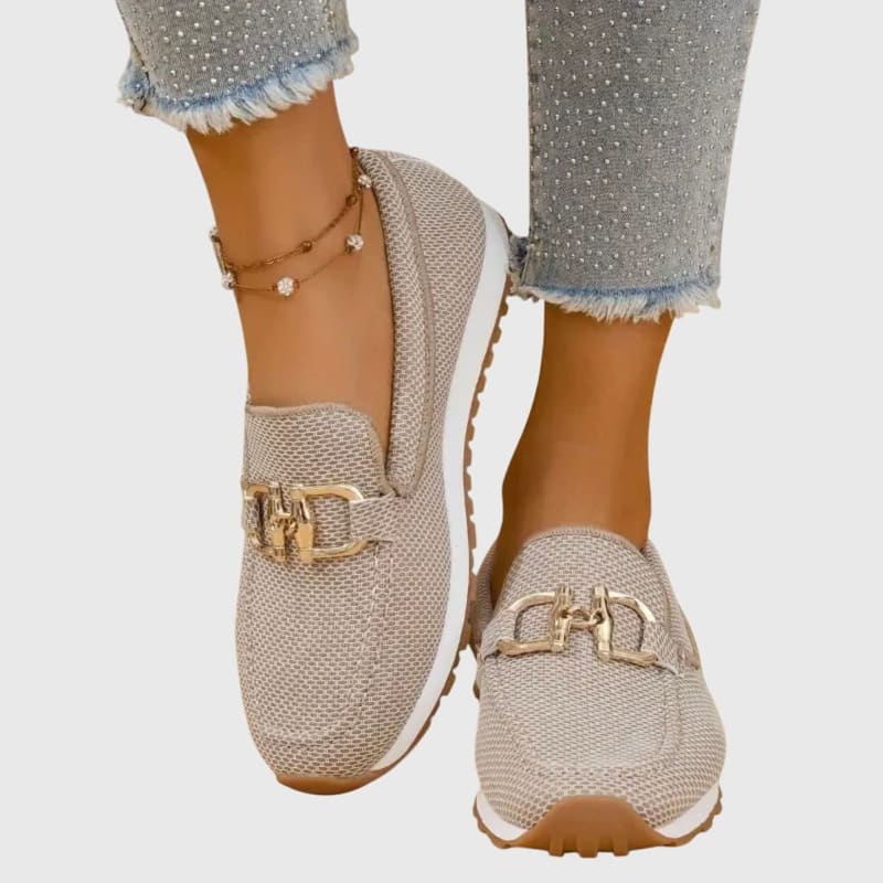 Women's Knit Platform Loafers - Teodora