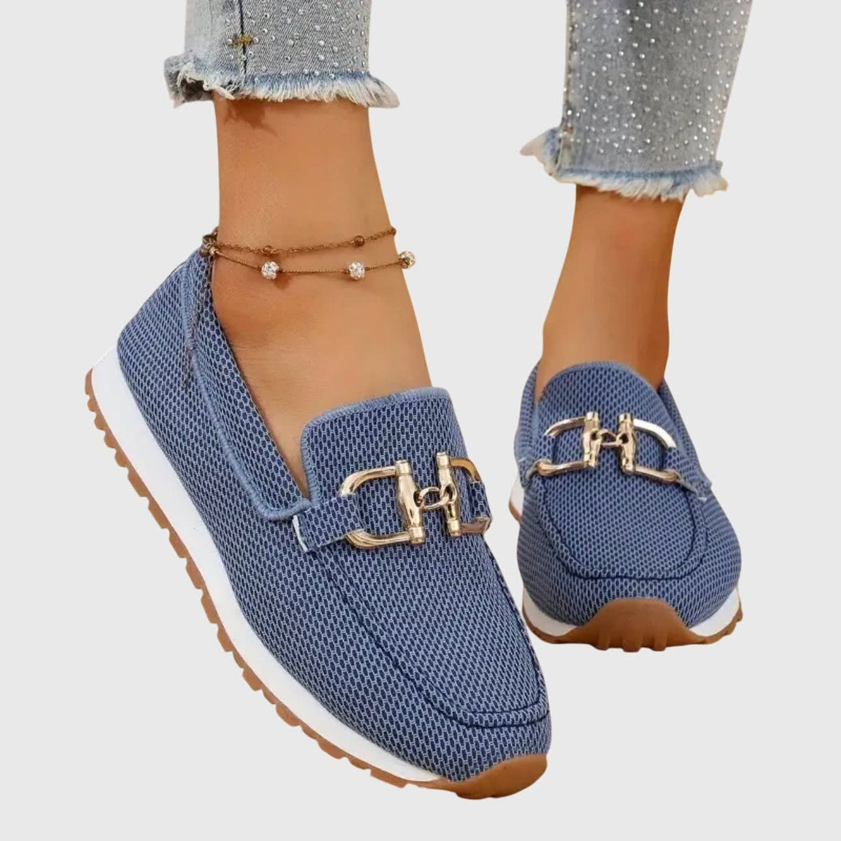 Women's Knit Platform Loafers - Teodora