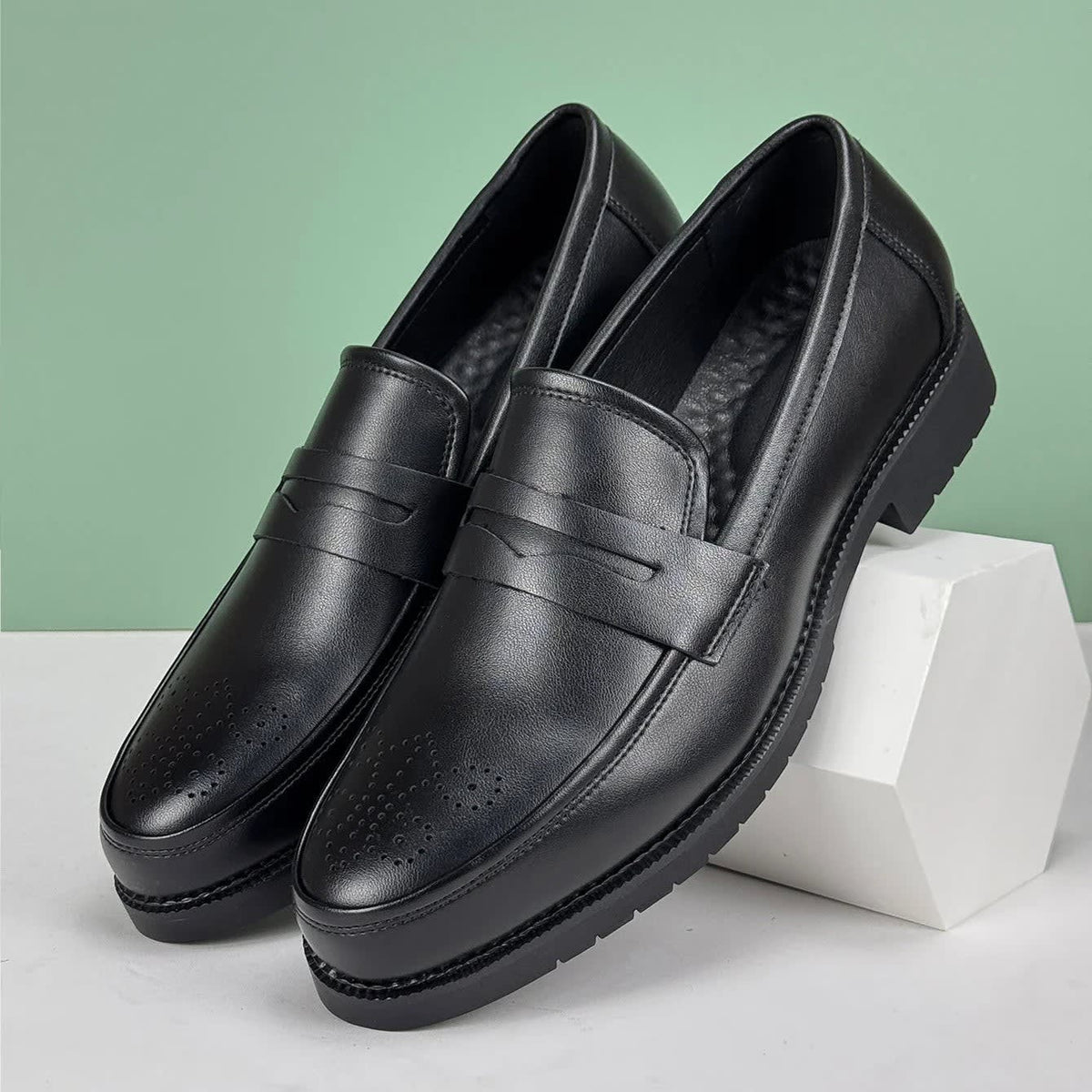 Men's Leather Penny Loafers - Herbert