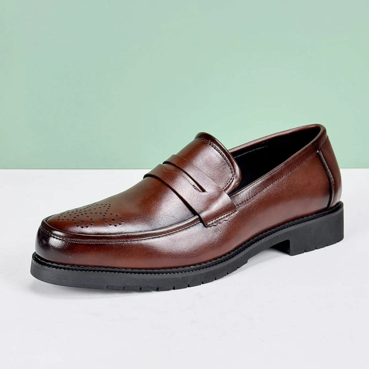 Men's Leather Penny Loafers - Herbert