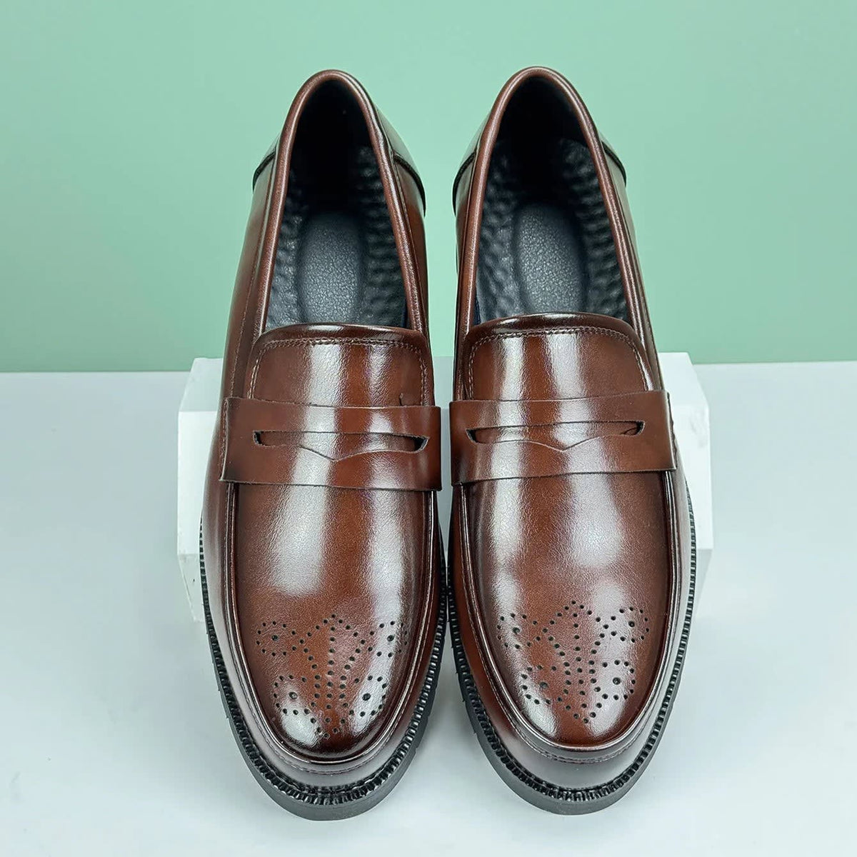 Men's Leather Penny Loafers - Herbert