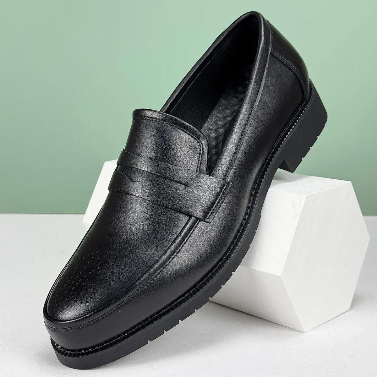 Men's Leather Penny Loafers - Herbert