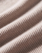 Women's Ribbed Knit Midi Skirt - Beatrice - Ribbed Knit Texture