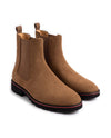 Men's Suede Lug-Sole Chelsea Boots - Braden - Brown