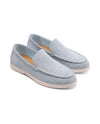 Men's Suede Slip-On Loafers - Douglas - Light Blue