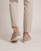 Men's Suede Slip-On Loafers - Douglas - Model Back Detail