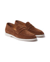 Men's Suede Slip-On Loafers - Douglas - Light Brown