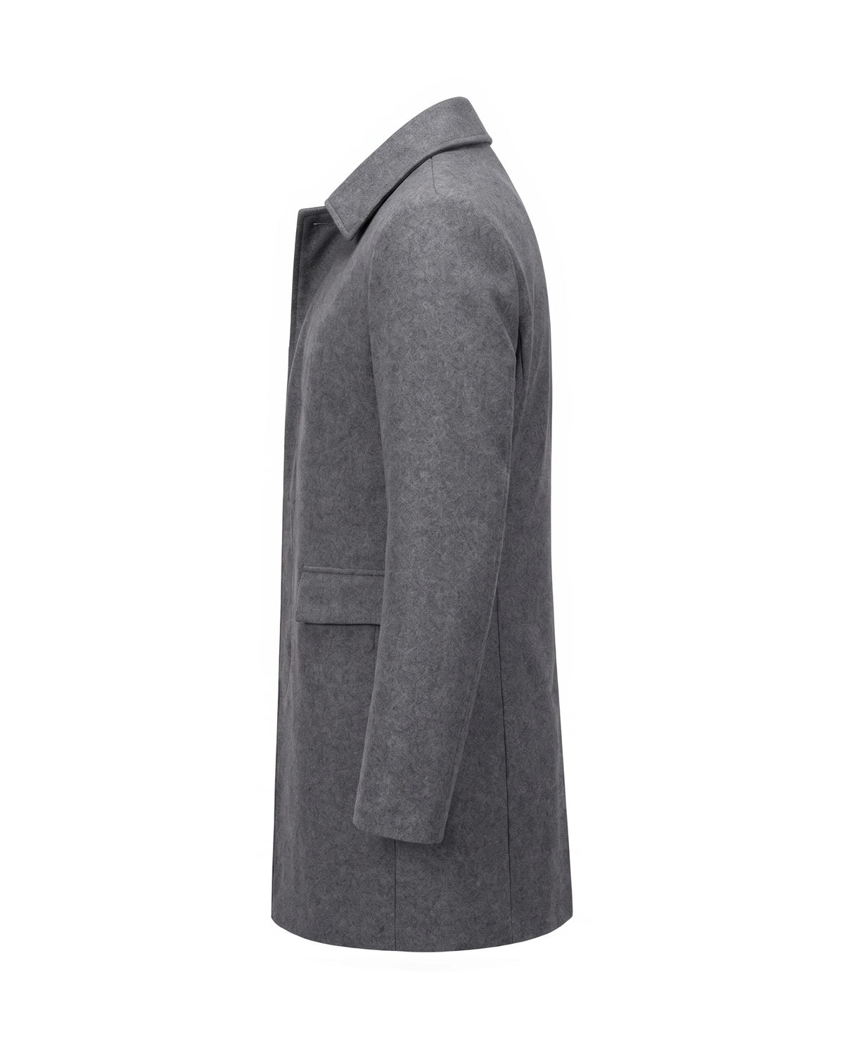 Men's Wool-Blend Overcoat - Finnian - Side View