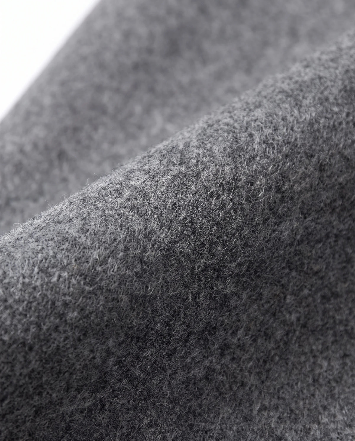 Men's Wool-Blend Overcoat - Finnian - Wool-Blend Fabric Texture
