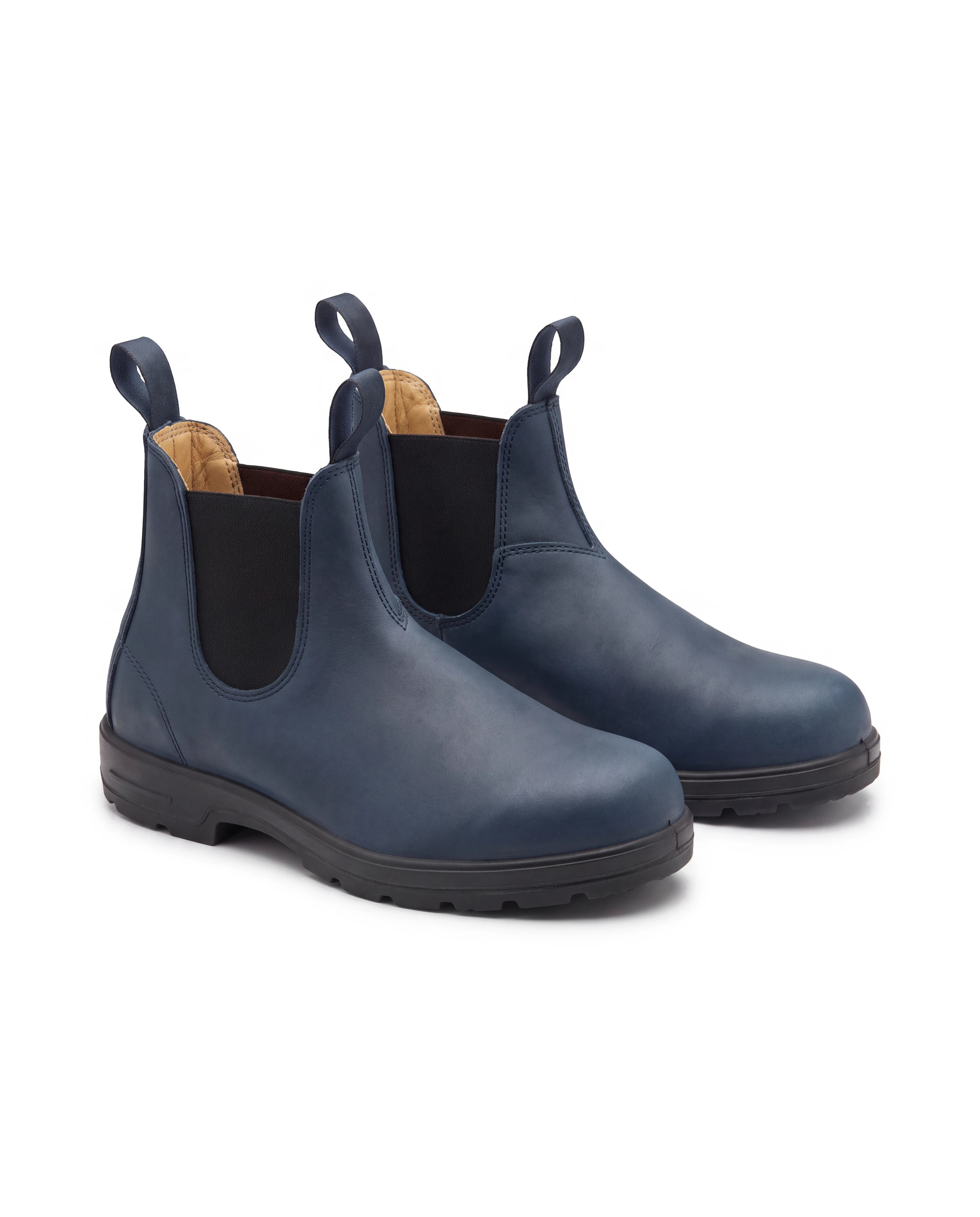Men's Leather Chelsea Boots - Jayce - Gray