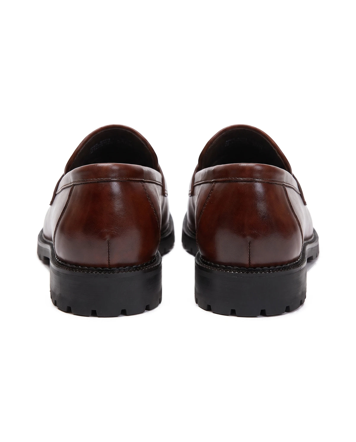 Men's Brogue Penny Loafers - Herbert - Pair Back View