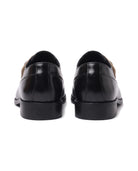 Men's Cap-Toe Button Panel Dress Shoes - Roderick - Pair Back View