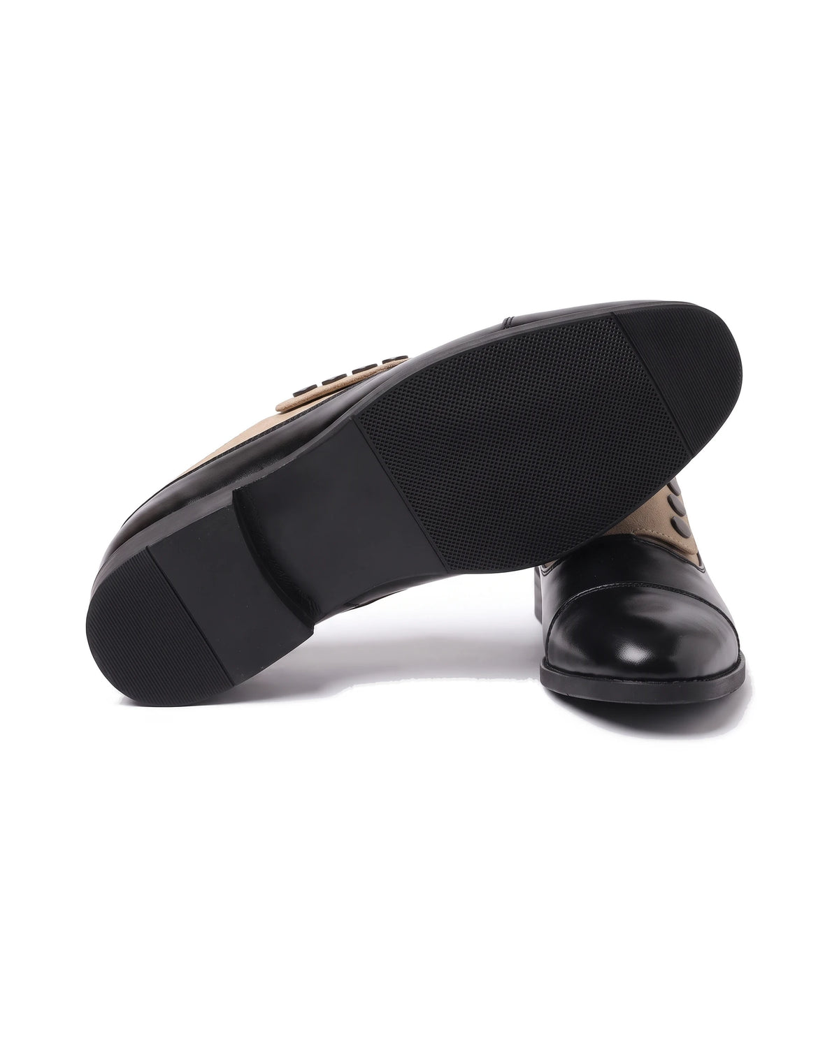 Men's Cap-Toe Button Panel Dress Shoes - Roderick - Detail Outsole