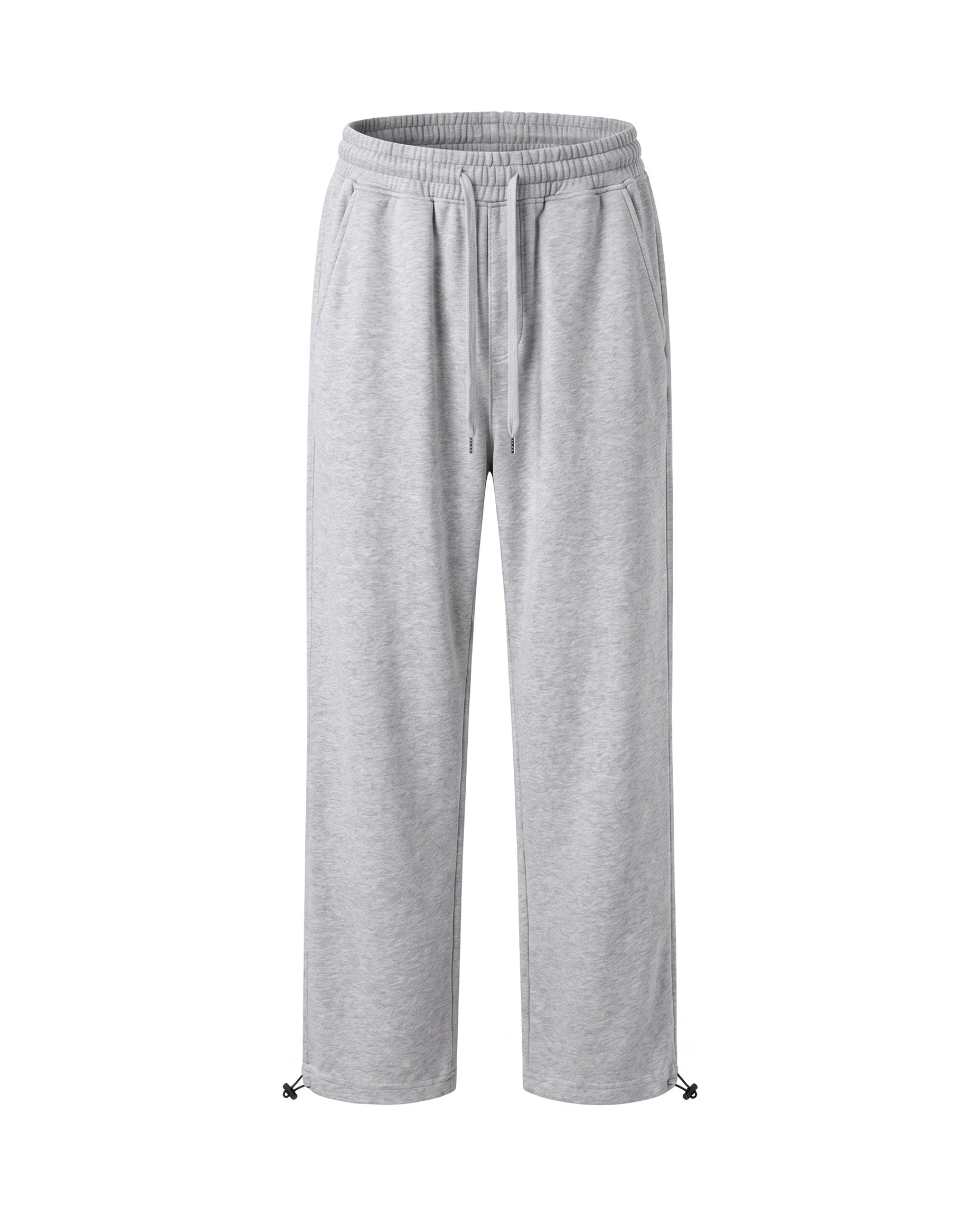 Men's Cotton-Blend Terry Lounge Pants - Resort - Light Gray