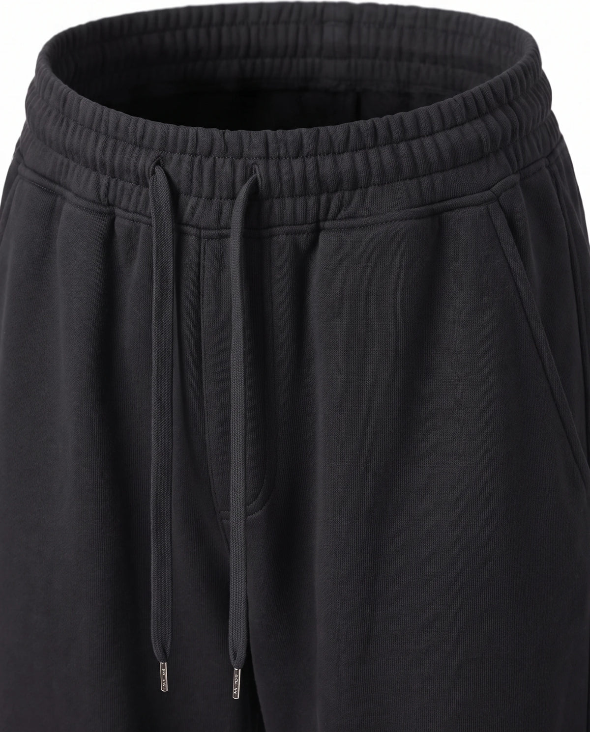 Men's Cotton-Blend Terry Lounge Pants - Resort - Drawstring Waistband Detail