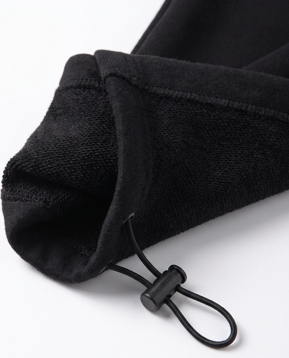 Men's Cotton-Blend Terry Lounge Pants - Resort - Adjustable Hem Toggle Detail