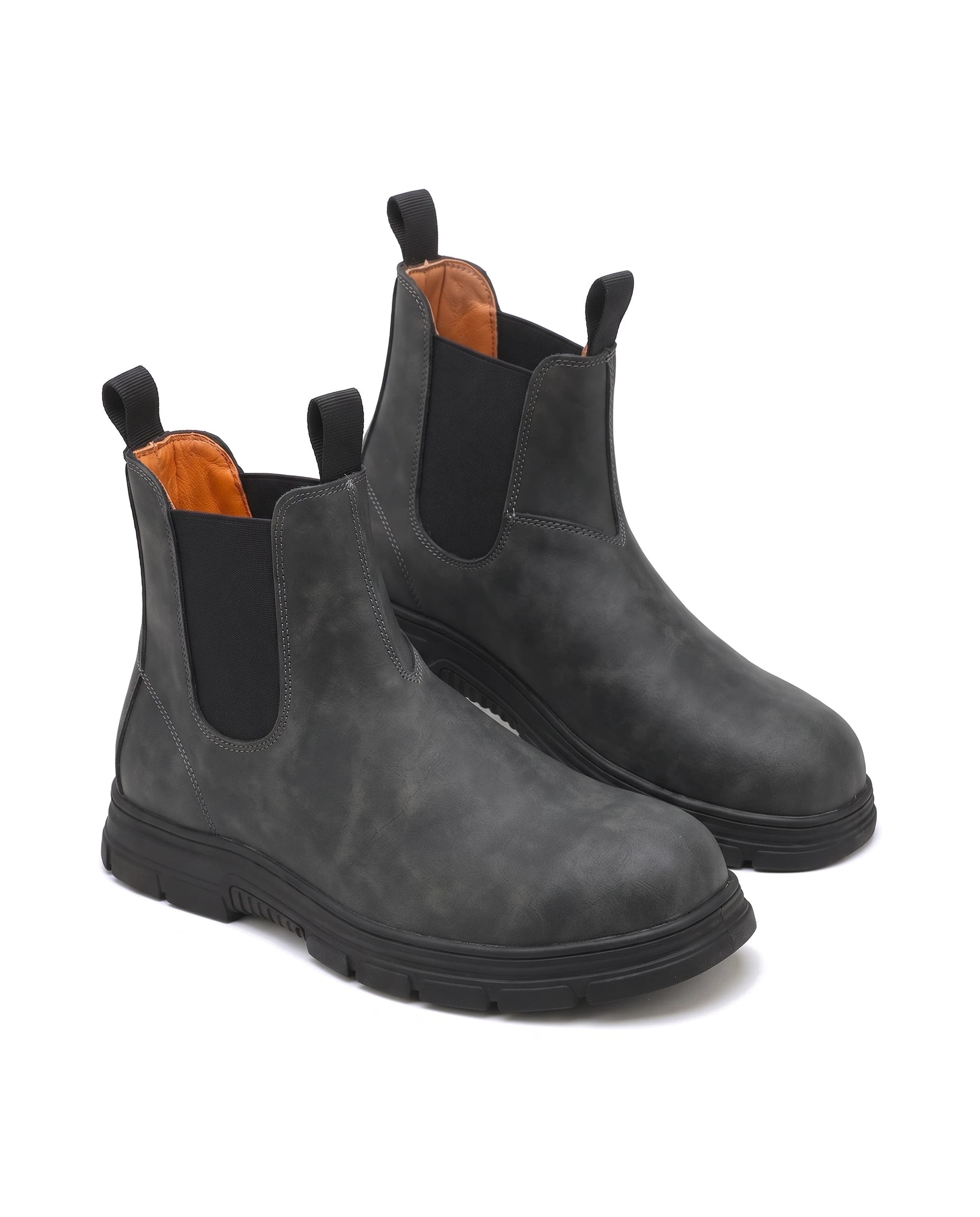 Men's Distressed Chelsea Boots - Jayce - Gray
