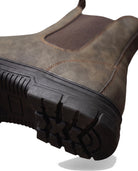 Men's Distressed Chelsea Boots - Jayce - Detail Lug Sole Edge
