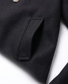 Men's Double-Breasted Peacoat - Jaxson - Pocket Detail