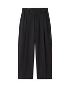 Men's Relaxed Straight-Leg Trousers - Hartley - Black