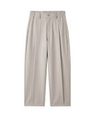 Men's Relaxed Straight-Leg Trousers - Hartley - Beige